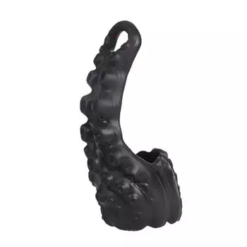 Анальный 20см x 8см Перчатка K-Tos от TaRiss, Полая, Многоцелевая, Силиконовая, Черная,