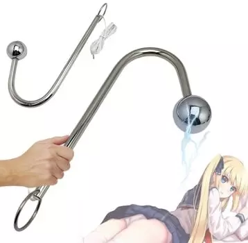 Анальный электрический анальный из нержавеющей стали анальный анальный электрический анальный может использоваться в любом с легким анальным анальным товаром бусина крючок, шок, пробка, сталь, бусины, пробка,