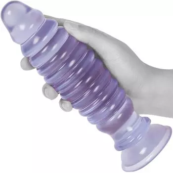 анальный анальная присоска винт ПВХ очень толстый вращающийся анальный для взрослых общая длина синий Минообразный плаг, дилдо, дилдо, дилдо, игрушка, текстурированный, унисекс,