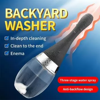 Анальный душ клизма унисекс анальная пробка вагинальный душ электрический душ взрослая игрушка секс-товары черный анальная пробка