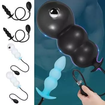 Анальный расширитель, полезный, отличная растяжимость, силиконовый анальный стимулятор, надувная анальная пробка, анальный секс-стимулятор, анальный стимулятор