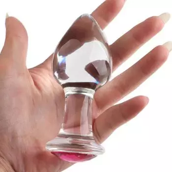Анальный стимулятор, простой в использовании портативный стеклянный прочный массажер простаты, анальный стимулятор для женщин S