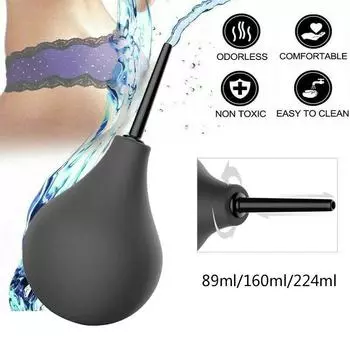 Анальный/вагинальный ректальный шприц AU, груша для ирригационного душа, клизма, очиститель толстой кишки