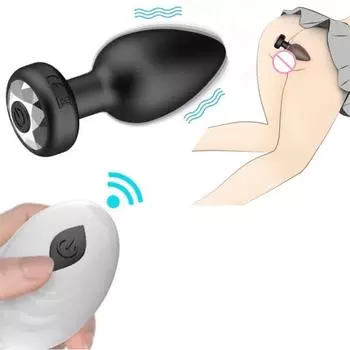 Анальный вибратор для мужчин, беспроводной пульт дистанционного управления, силиконовая Анальная пробка, секс-игрушка для женщин, товары для взрослых, массажер простаты