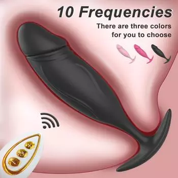 Анальный вибратор для мужчин Массажер простаты Дистанционное управление Дилдо Анальная пробка Вибрирующие взрослые секс-игрушки для женщин Мужские пары