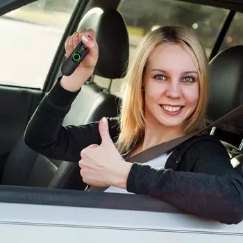 Анализатор Профессиональный Высокоточный Измерительный Алкотестер Портативный Перезаряжаемый Алкотестер Тест С ЖК-дисплеем розовый