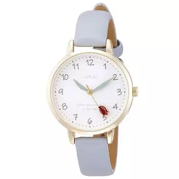 Analog Fleury Flower Motif Leather Belt Blue [Fieldwork] GY039P-1 Women s синий