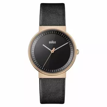 АНАЛОГОВЫЕ ЧАСЫ BRAUN LEATHER ANAL WATCH Коричневые кожаные аналоговые часы BN0031RGBKL наручные часы черный розовое золото кожа кожаный ремень мужские женские [товар]