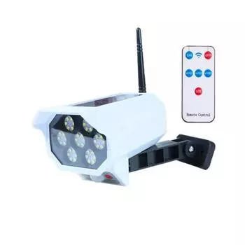 Аналоговая уличная поддельная камера, 42 светодиода, солнечный светильник безопасности, датчик движения, деревенский сад, задний двор, настенный светильник, IP65, водонепроницаемый светильник