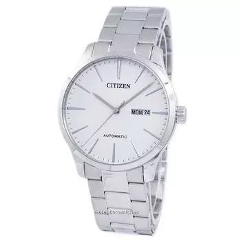 Аналоговые автоматические мужские часы Citizen NH8350-83A белый