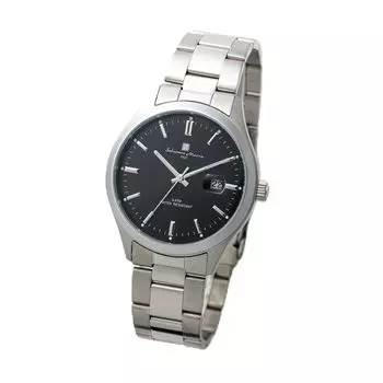 Аналоговые часы Простые популярные рейтинговые деловые водонепроницаемые наручные часы с тканью SSBK [Salvatore Marra] Мужские мужские [Продукт]