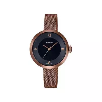 Аналоговые часы с розовым золотом женские, Rose Gold Analog Women s Watch, Casio