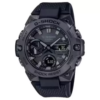 Аналоговые цифровые часы Casio G-Shock G-STEEL Solar Bluetooth GST-B400BB-1A Free чёрный