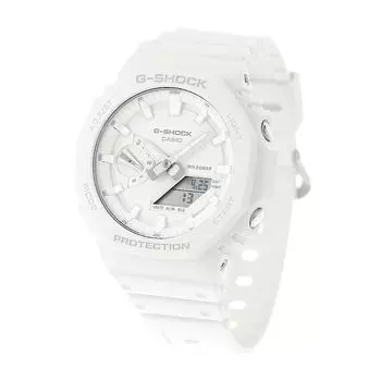 Аналоговые цифровые кварцевые часы CASIO серии 2100 [Casio G-SHOCK] G-SHOCK мужские GA-2100-7A7 [Товар] белый