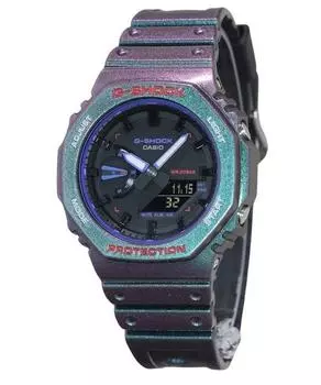 Аналоговые цифровые кварцевые мужские часы Casio G-Shock Aim High Gaming Series GA-2100AH-6A 200M чёрный