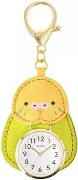 Аналоговые карманные часы-брелок Попугайчик Желтый Anifure [Fieldwork] Женские GY072-1