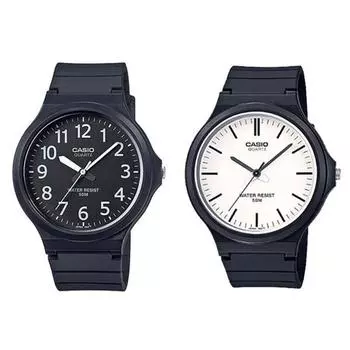 Аналоговые кварцевые часы Casio для парных тестировщиков, набор из 2 предметов
