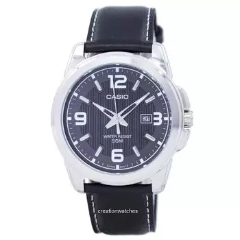 Аналоговые мужские часы Casio Enticer MTP-1314L-8AVDF MTP1314L-8AVDF чёрный