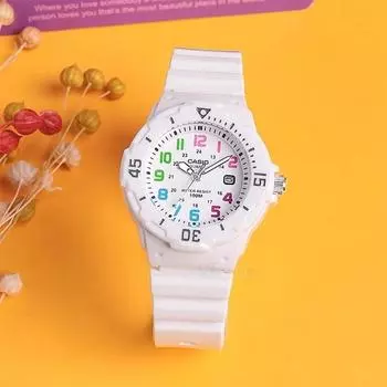 Аналоговые повседневные уретановые спортивные часы Casio для девочек