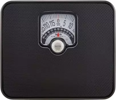 Аналоговые весы Tanita с функцией определения ожирения, батарейки не требуются, черные HA-552-BK чёрный