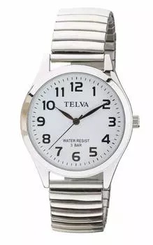 Аналоговые водонепроницаемые часы с металлическим ремешком, серебристые [Clepher] TE-AM149-WTS мужские