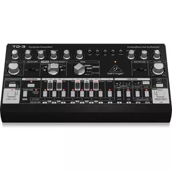 Аналоговый басовый синтезатор Behringer Behringer TD-3-BK