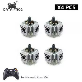 Аналоговый джойстик Data Frog 3D для игрового контроллера XBOX 360, запасные части для игрового джойстика, аксессуары для беспроводного контроллера темно-синий