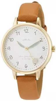 Аналоговый кожаный ремень с цветочным мотивом Fleury, коричневый [Fieldwork] GY039-3, женский