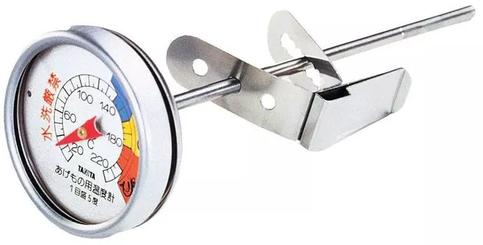 Аналоговый термометр Tanita для жареной еды 5495B D4.3xW14.5xH4.3cm серебряный