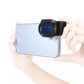 Анаморфный кинообъектив для мобильного телефона, деформационный объектив для киносъемки 1,55X, кинообъектив для телефона с чёрный