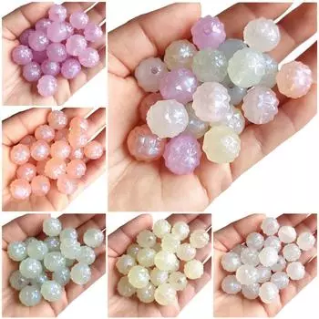 Ананасовые русалки бусины ручной работы серьги своими руками ювелирные изделия аксессуары ожерелье креативный тонкий мерцающий акрил 10 шт. браслет материал шампанского