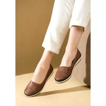 Анатомическая удобная подошва, лазерная резка, внутренняя подкладка, натуральная кожа, модная женская обувь нового сезона, 43-2584-23