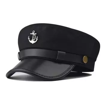 Anchor Pattern Stylish Cotton Beret Casual Street Headwear For Women Daily Use StyleA