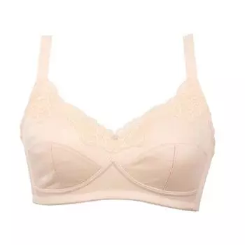 Ancient and Modern Women s Intimates Small Chest Push up Wireless Bra Plus Size Lace Sexy Lightweight Breathable Anti-SAG Bra 75C/34C Apricot