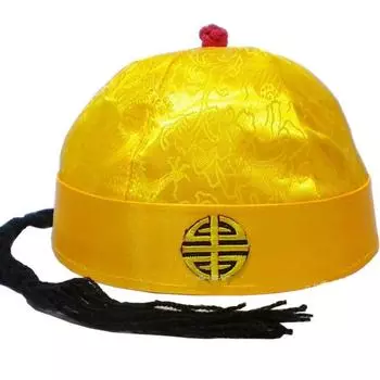 Ancient Hat Tang Dynasty Costume Hat Children Hat Cabridegroom Cap Chinese Style Hat Women 60 head circumference-A