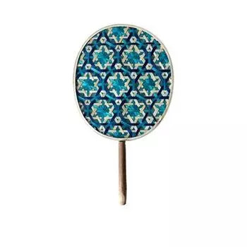 Ancient Weaving Fan Handmade Hand Cranked Fan Home Decoration Bamboo Braided Fan Home Style A