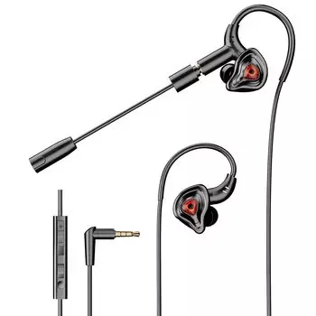 ANCOGIN Gaming Wired Earphones with Microphone Wired Earphones with Wired Ergonomic Gaming Earphones with PS5 Designed for Easy Gaming Compatible