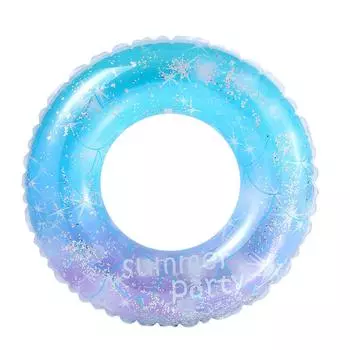 And Adult Child Swimming Ring Pvc Thickened Sequin Starry Sky Inflatable NO.60(10-25KG)