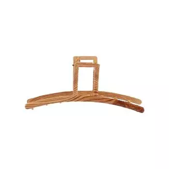 And Autumn Fashion Design Temperament Metal Wood Grain Hair Claws Shark Grab Clip Women Hair Accessories Korean Style Hair Claw