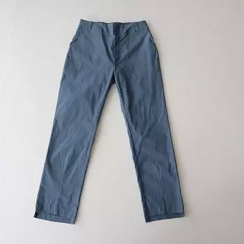 and Autumn Women s Casual Pants Half Elastic Waist Silm Slim Looking Elastic Baggy Pants Solid Color Mid-Waist Easiest for Match Cropped Pants F4 Light blue All yards