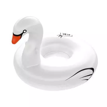 And Childrens Adult Large White Swan Inflatable Swimming Circle Water Toy