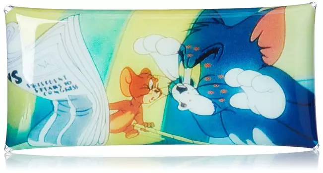 и Прозрачный Многофункциональный Чехол для Ручек Пенал tomjerry0003 Газета [Том и Джерри] Женский (TJM-100)