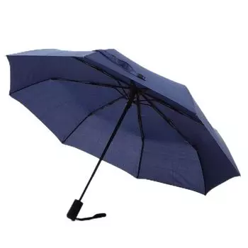 and close with one automatic folding 8 strong wind rain water for both sun and easy to use with one storage pouch [Open push] One-touch open/close