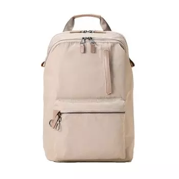 and Day Rucksack Pockets Slim Backpack 2024 Model A4 Size Storage PC Storage PC Storage 13L 740g Light Beige H38 x W26 x D16cm [Double Night] 13.3inch