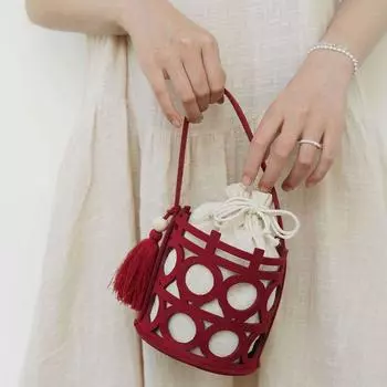 and Groom Felt Handbag Party Supplies Wedding Candy Bag Wedding-favor Gift Handle Bag Package Bag 12cm-A