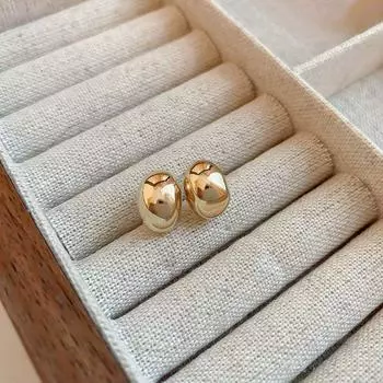 and Silver Beanie Earrings for Women 2025 New Arrival Special-Interest Design Fancy Accessible Luxury Easiest for Match S925 Silver Ear Studs Earrings Gold