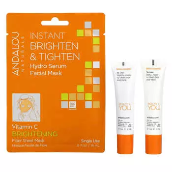 Andalou Naturals, Осветляющий день и ночь, 3 упаковки