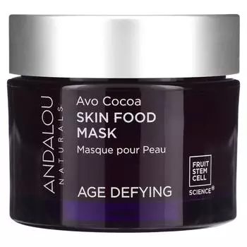Andalou Naturals, Skin Food Beauty Mask, Авокадо, Антивозрастной, 50 г (1,7 унции)