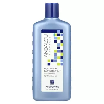 Andalou Naturals, Стволовые клетки арганы, кондиционер, для тонких волос, против старения, 11,5 жидких унций (340 мл)