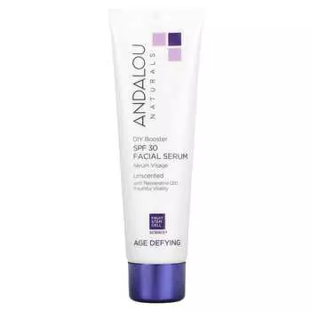 Andalou Naturals, Сыворотка для лица, SPF 30, против старения, без отдушек, 2 жидких унции (58 мл)